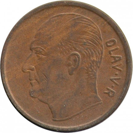 Норвегия 5 эре 1964 год - Король Улаф V