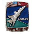 Значок МиГ-29. Portland 90