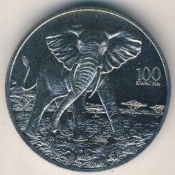 Замбия 100 квача 1997 год