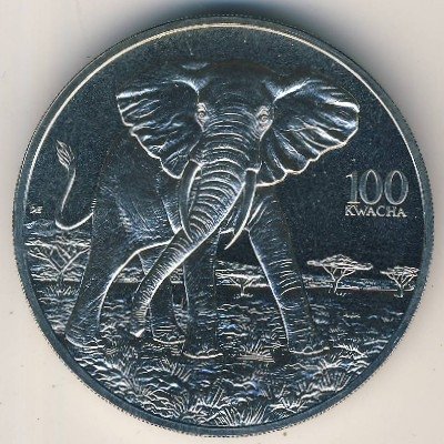 Замбия 100 квача 1997 год