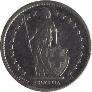 Швейцария 1/2 франка 1875 год