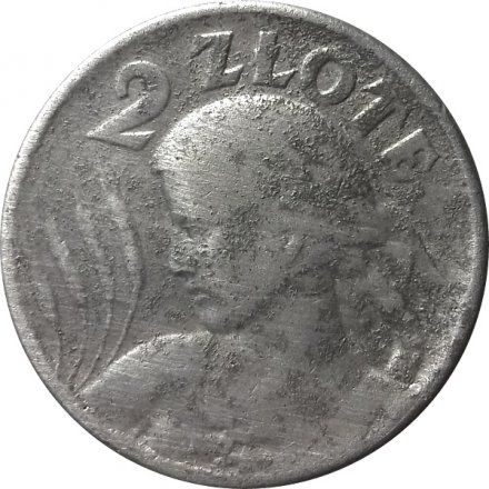 Польша 2 злотых 1925 год (без точки после даты)
