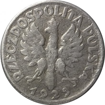 Польша 2 злотых 1925 год (без точки после даты)