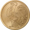 Жетон Год Петуха. Лунный календарь СПМД (Санкт-Петербургский монетный двор)