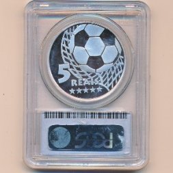 Бразилия 5 реалов 2002 год