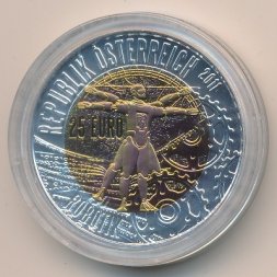 Австрия 25 евро 2011 год