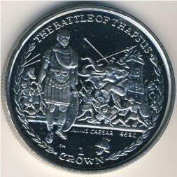 Остров Мэн 1 крона 2006 год - Битвы изменившие мир. Битва при Тапсе