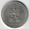 Чехословакия 100 крон 1989 год - События 17 сентября 1939 (Листопад)