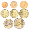 Годовой набор из 8 евромонет Австрия 2025 год