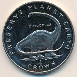 Остров Мэн 1 крона 1993 год
