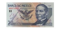 Мексика 20 песо 1999 год - UNC