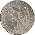 Польша 10 злотых 1967 год - 100 лет со дня рождения Марии Склодовской-Кюри