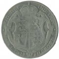 Великобритания 1/2 кроны 1921 год
