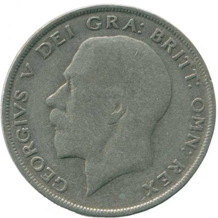 Великобритания 1/2 кроны 1921 год