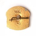 Значок Интеркосмос. СССР-Болгария (НРБ) тип 2