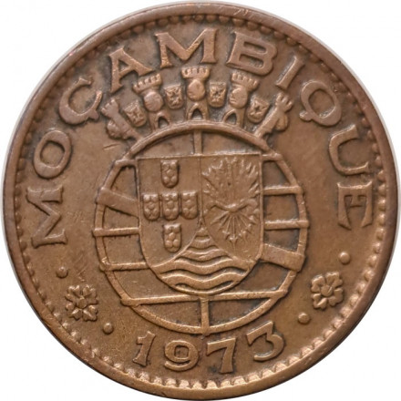 Мозамбик 1 эскудо 1973 год