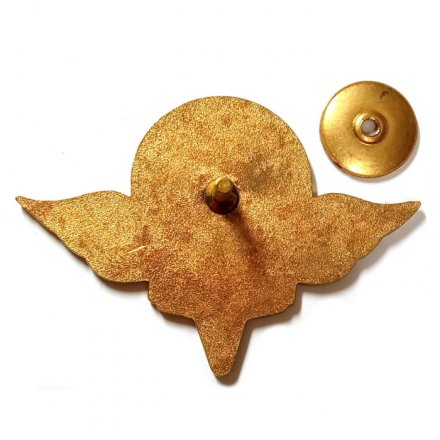 Знак UN Rusbat 2. Sarajevo. Русбат 2. ВДВ. Сараево (золотистый, тип 1)