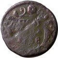 Полушка 1748 год Елизавета Петровна (1741 - 1762) - VG