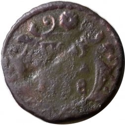 Полушка 1748 год Елизавета Петровна (1741 - 1762) - VG