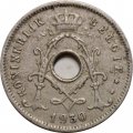 Бельгия 5 сантимов 1930 год (звезда)