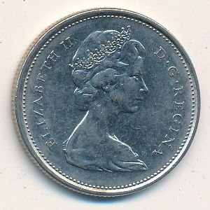 Канада 25 центов 1970 год