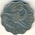 Свазиленд 20 центов 2001 год