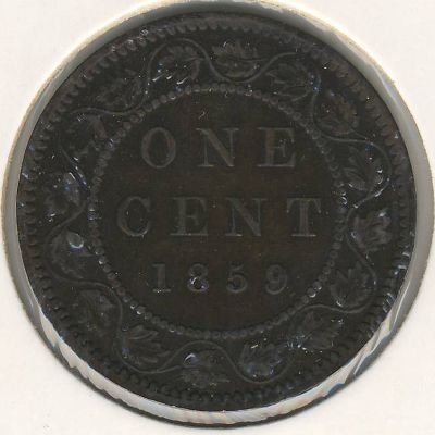 Канада 1 цент 1859 год