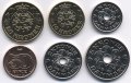 Набор из 6 монет Дании 2016 года