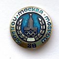 Значок. Олимпиада 80 Москва