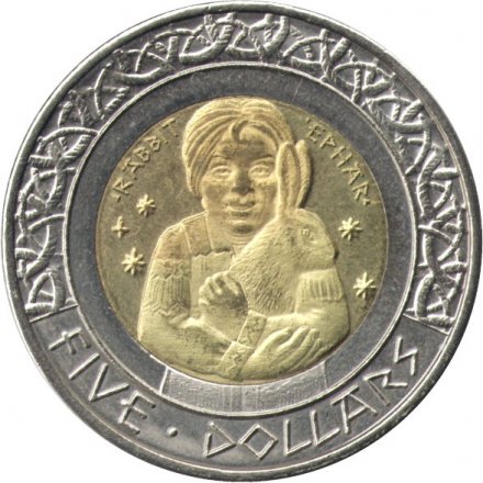 Жетон США 5 долларов 2012 год - Резервация индейцев. Санта Изабель