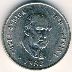 ЮАР 10 центов 1982 год