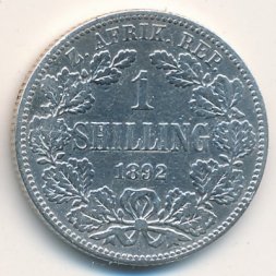 ЮАР 1 шиллинг 1892 год