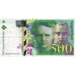 Франция 500 франков 1994 год - VF