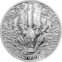 Монета Палау 5 долларов 2018 год - Аллигатор