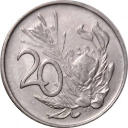 ЮАР 20 центов 1988 год