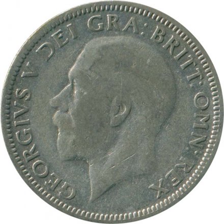 Великобритания 1 шиллинг 1934 год