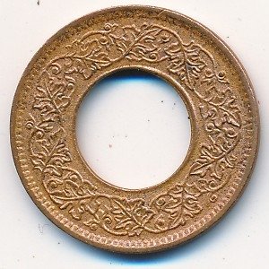 Британская Индия 1 пайса 1945 год (Калькутта)