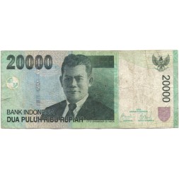 Индонезия 20000 рупий 2009 год - F