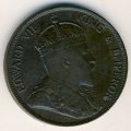 Гонконг 1 цент 1902 год