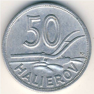 Словакия 50 гелеров 1943 год