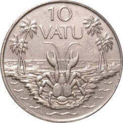 Вануату 10 вату 1995 год