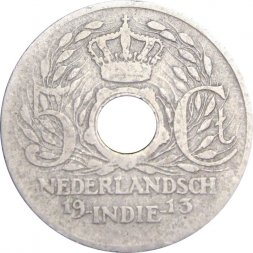 Нидерландская Индия 5 центов 1913 год