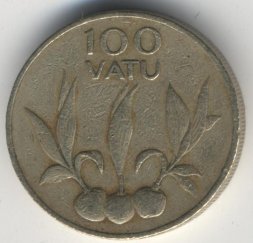 Вануату 100 вату 1995 год Флора